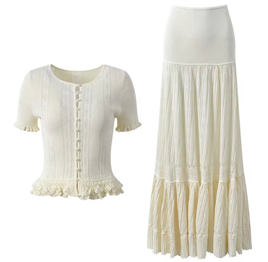 Ivory Lace Serenity Set