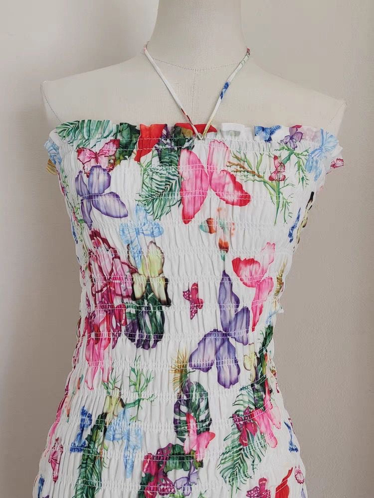 Butterfly Bloom Midi Dress