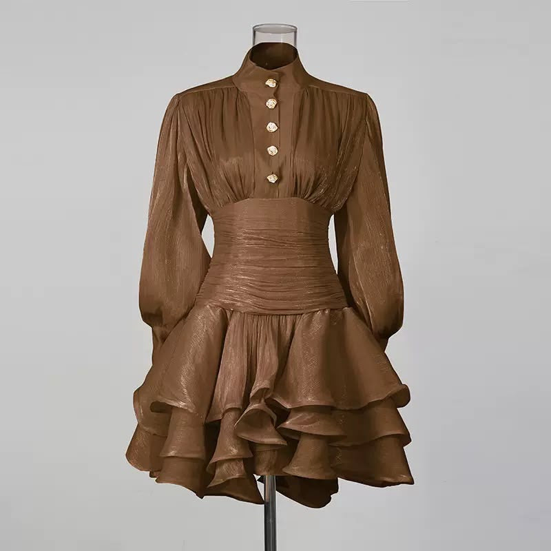 Roselle Ruffle Mini Dress