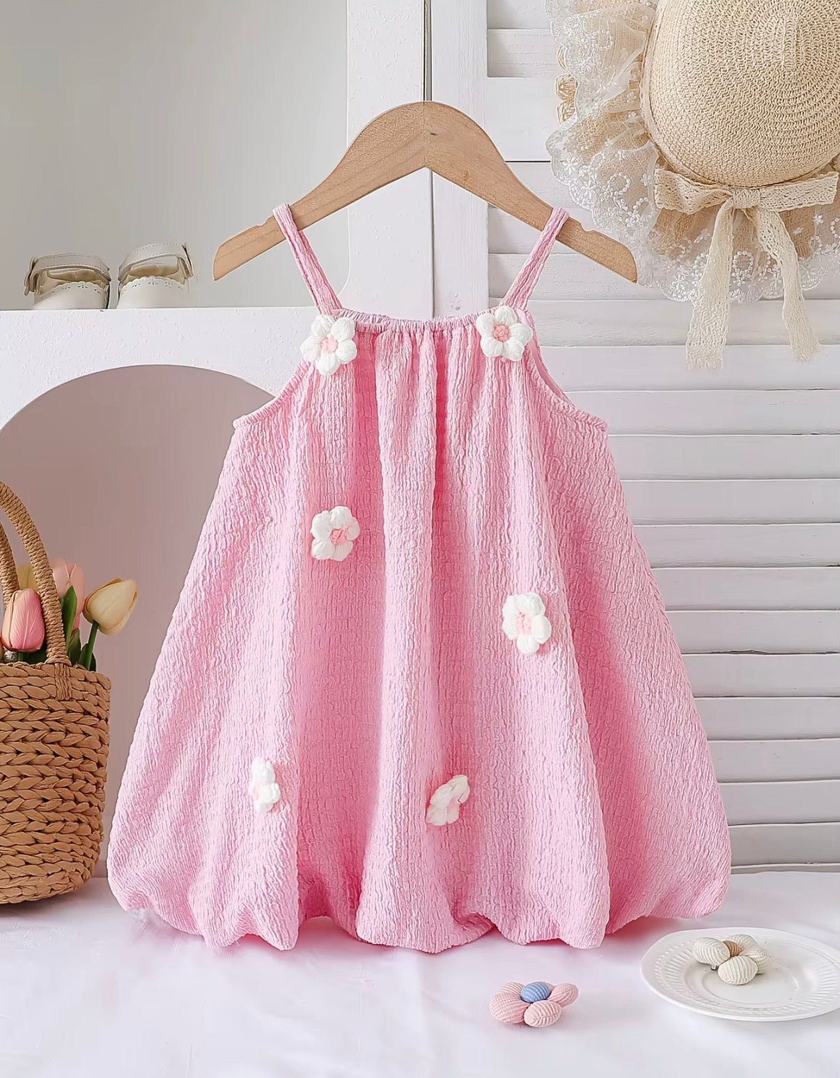 Pink Petal Breeze Dress
