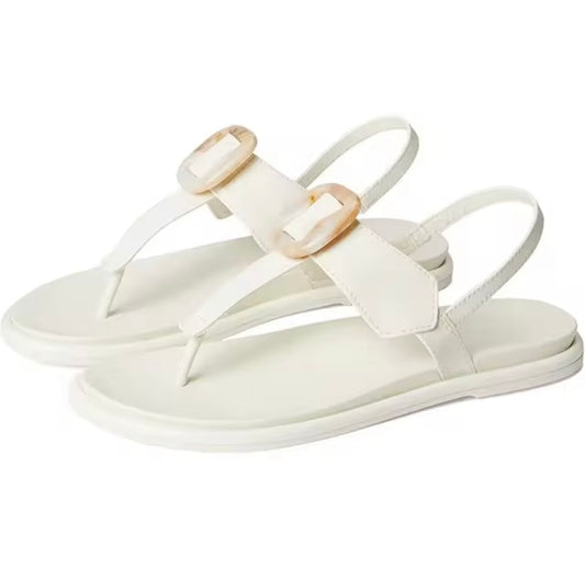 Marble Buckle Sandals