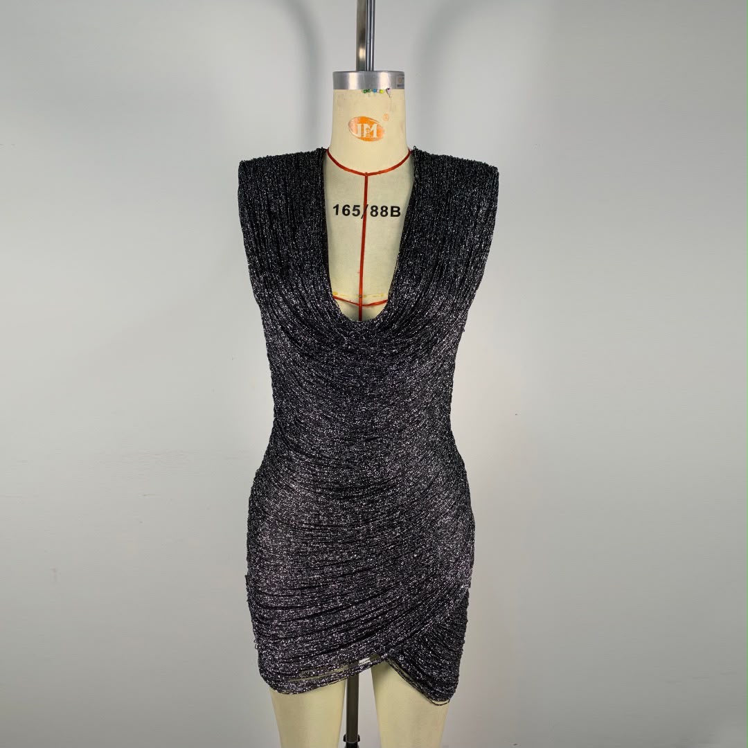 Valentina Draped Mini Dress