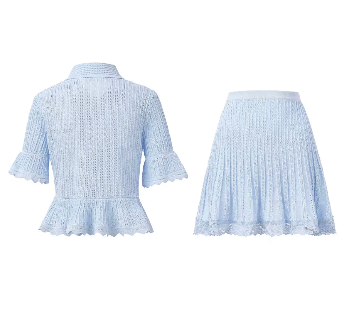 Pearl Lace Knit Set