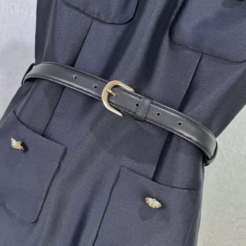 Maison Chic Belted Dress