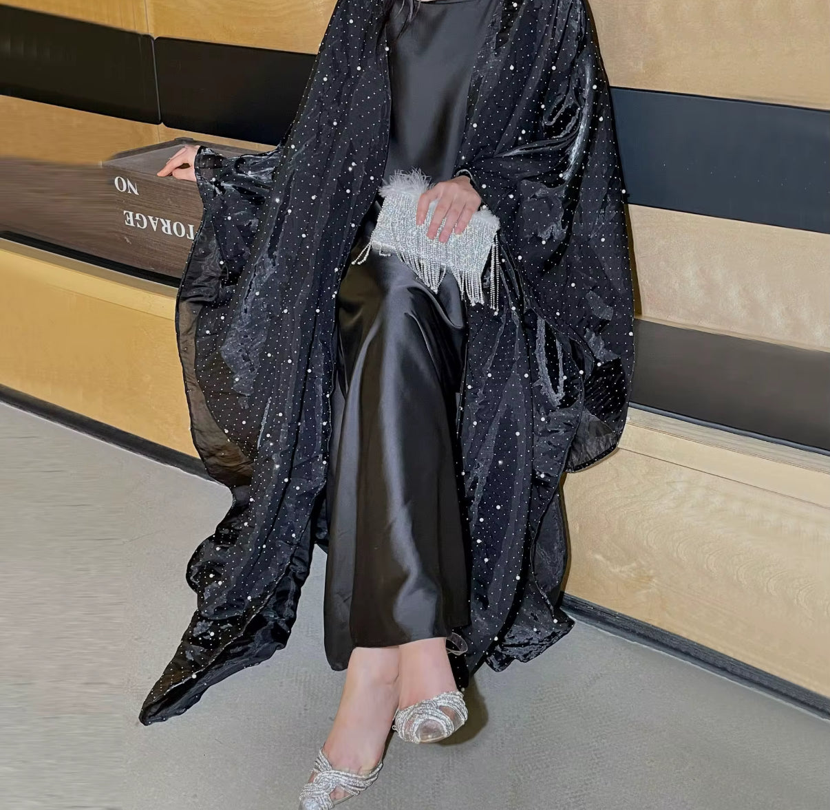 Midnight Stardust Abaya