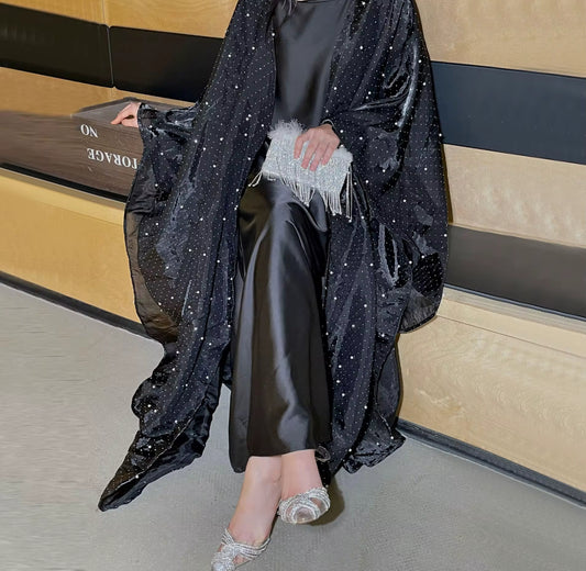 Midnight Stardust Abaya