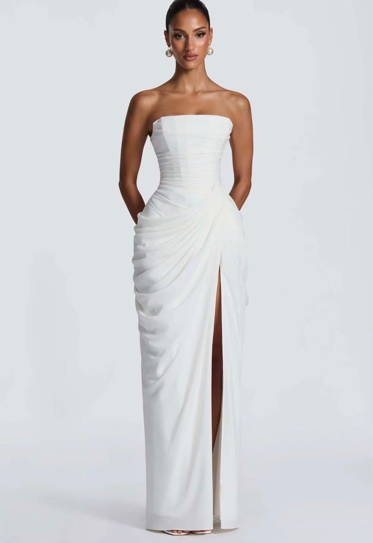 Midnight Drape Gown
