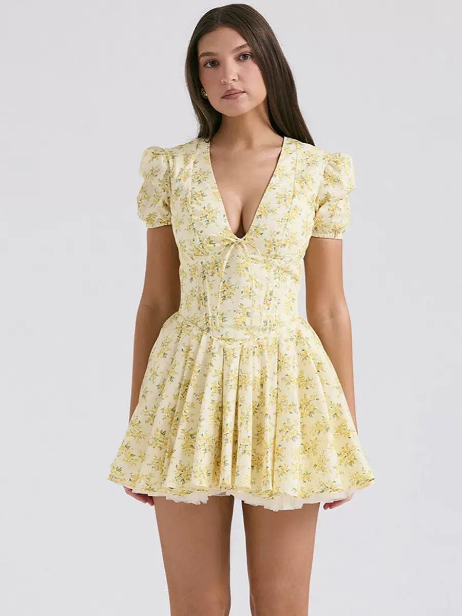 Sunlit Garden Mini Dress