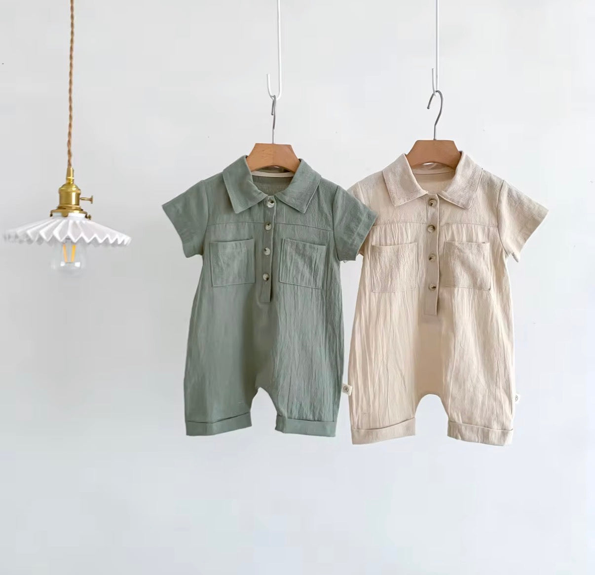 Sage Explorer Romper