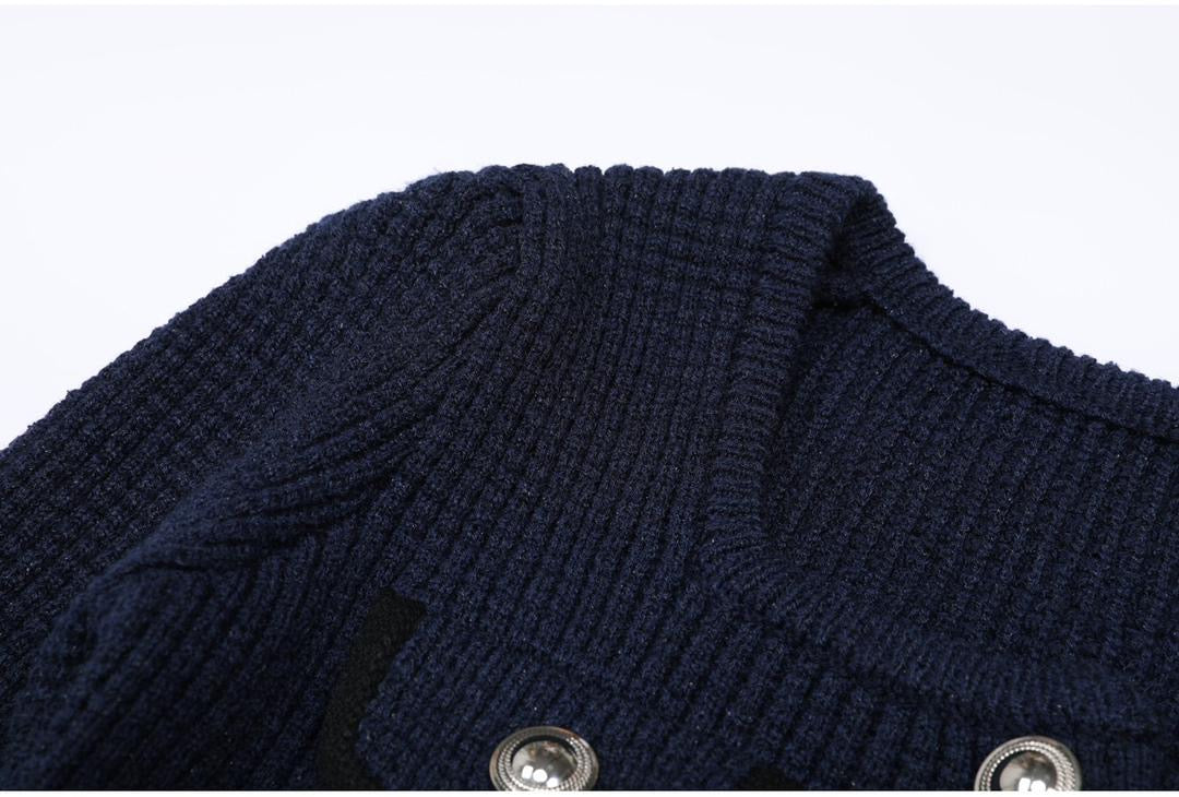 Belted Knit Cardigan & Pencil Skirt Set