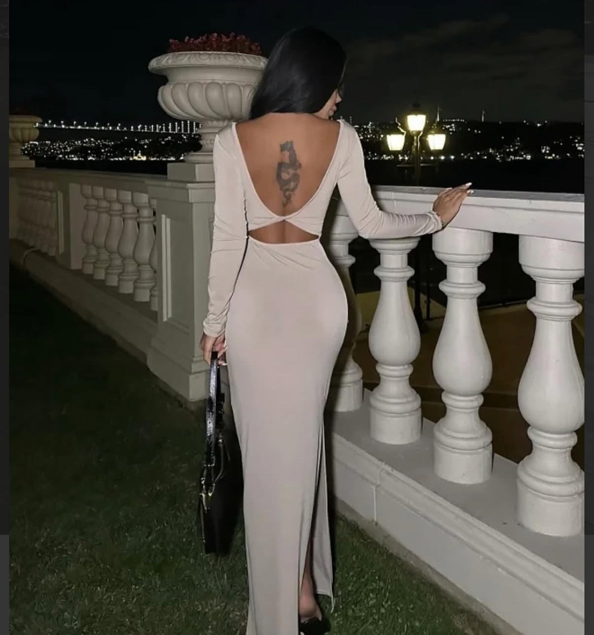 Ivory Allure Maxi Dress