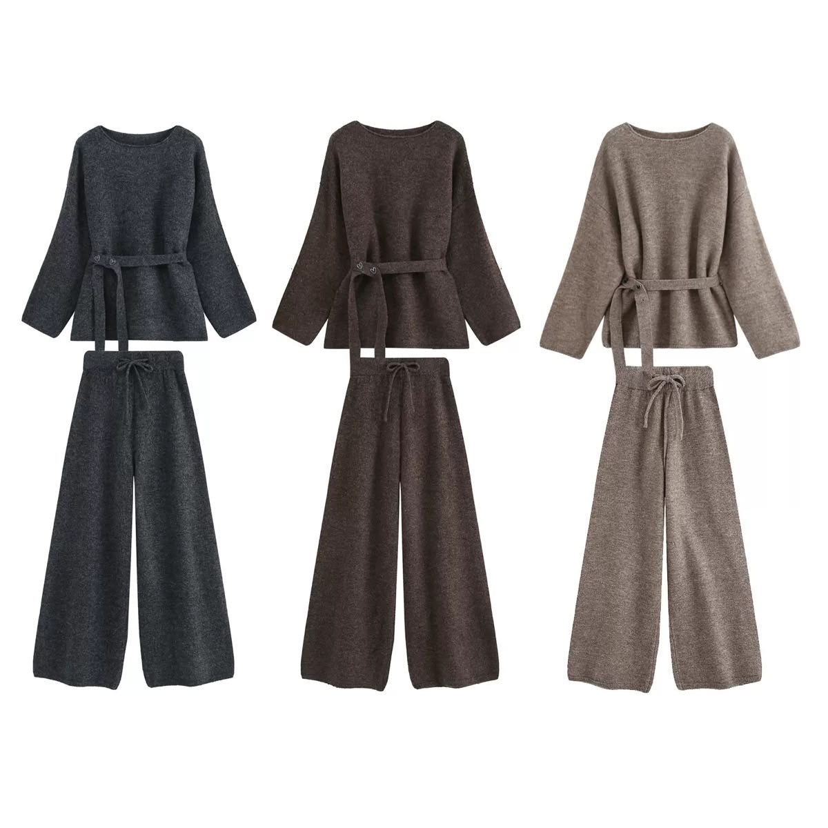 Amélie Belted Knit Set