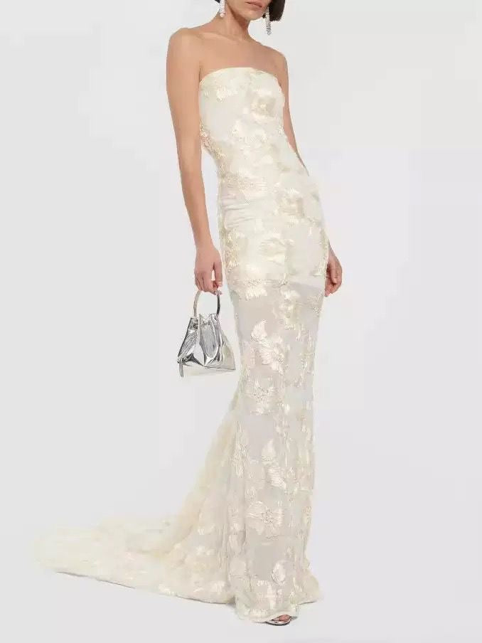 Ivory Blossom Gown