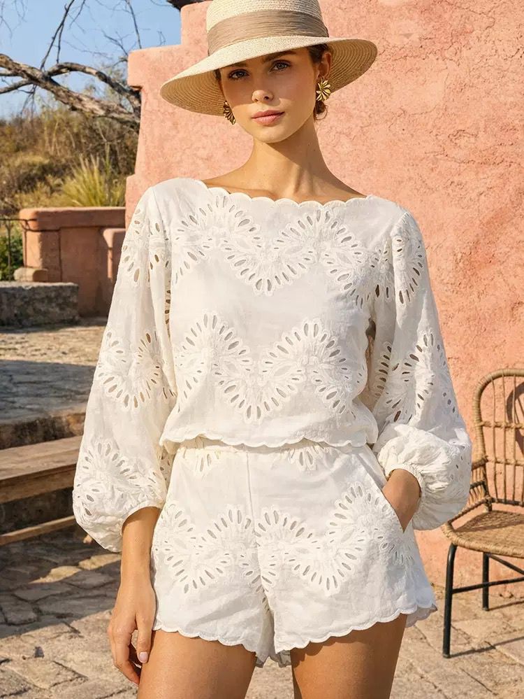 Luna Broderie Set