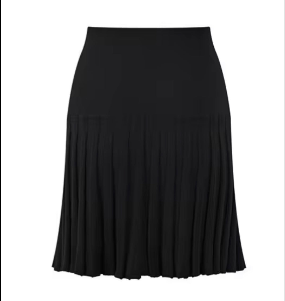 Pearl Noir Pleated Skirt Set