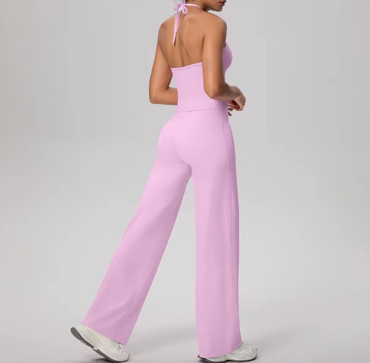 Halter Sculpt Flowy Set