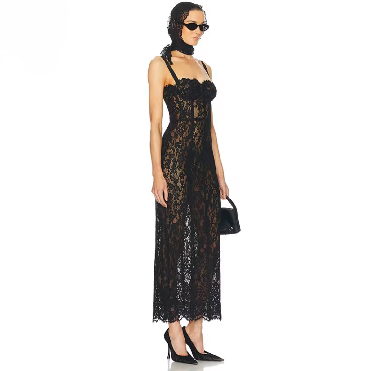 Mystique Lace Noir Dress
