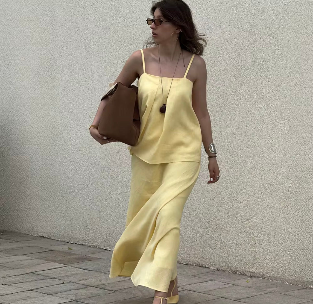 Flowy Cami & Maxi Skirt Set