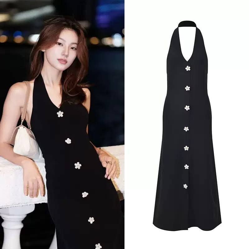 The Fleur Halter Maxi Dress