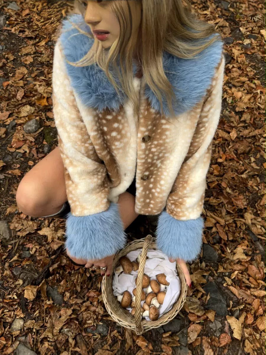 Bambi Fur Collar Jacket