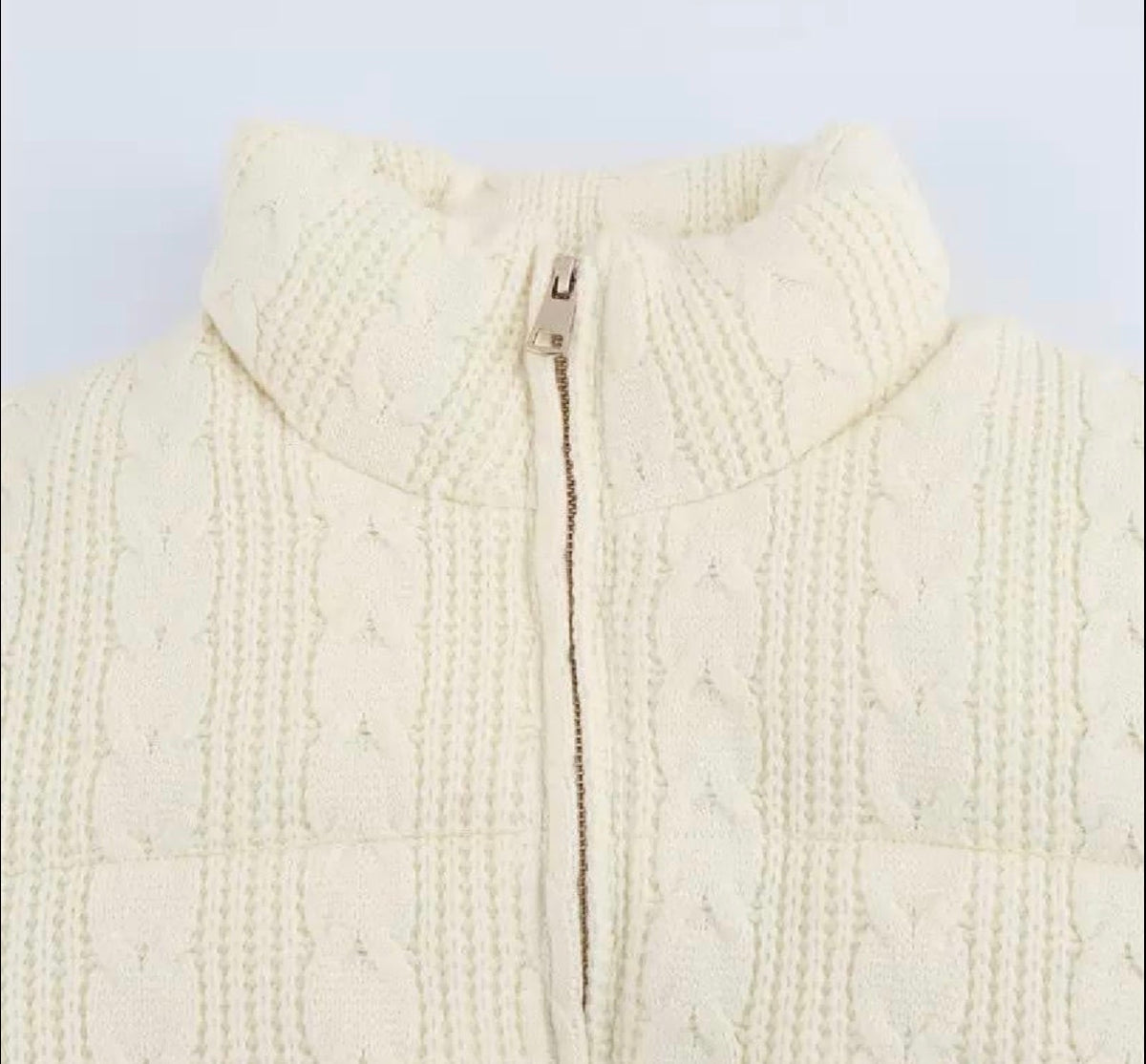 Écru Winter Puff Jacket