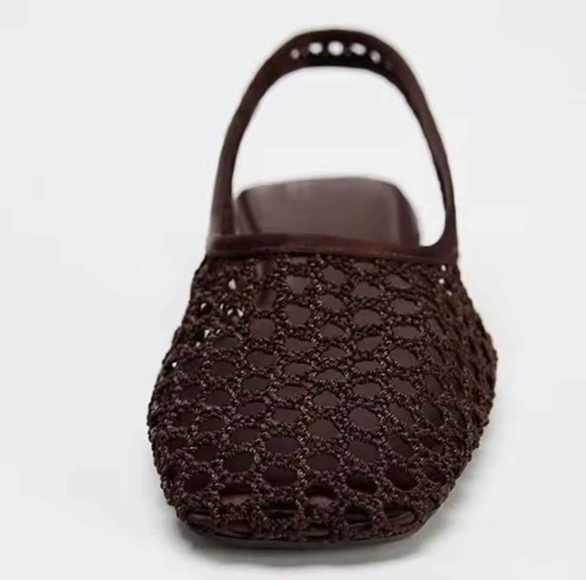 Lace Sling Flats