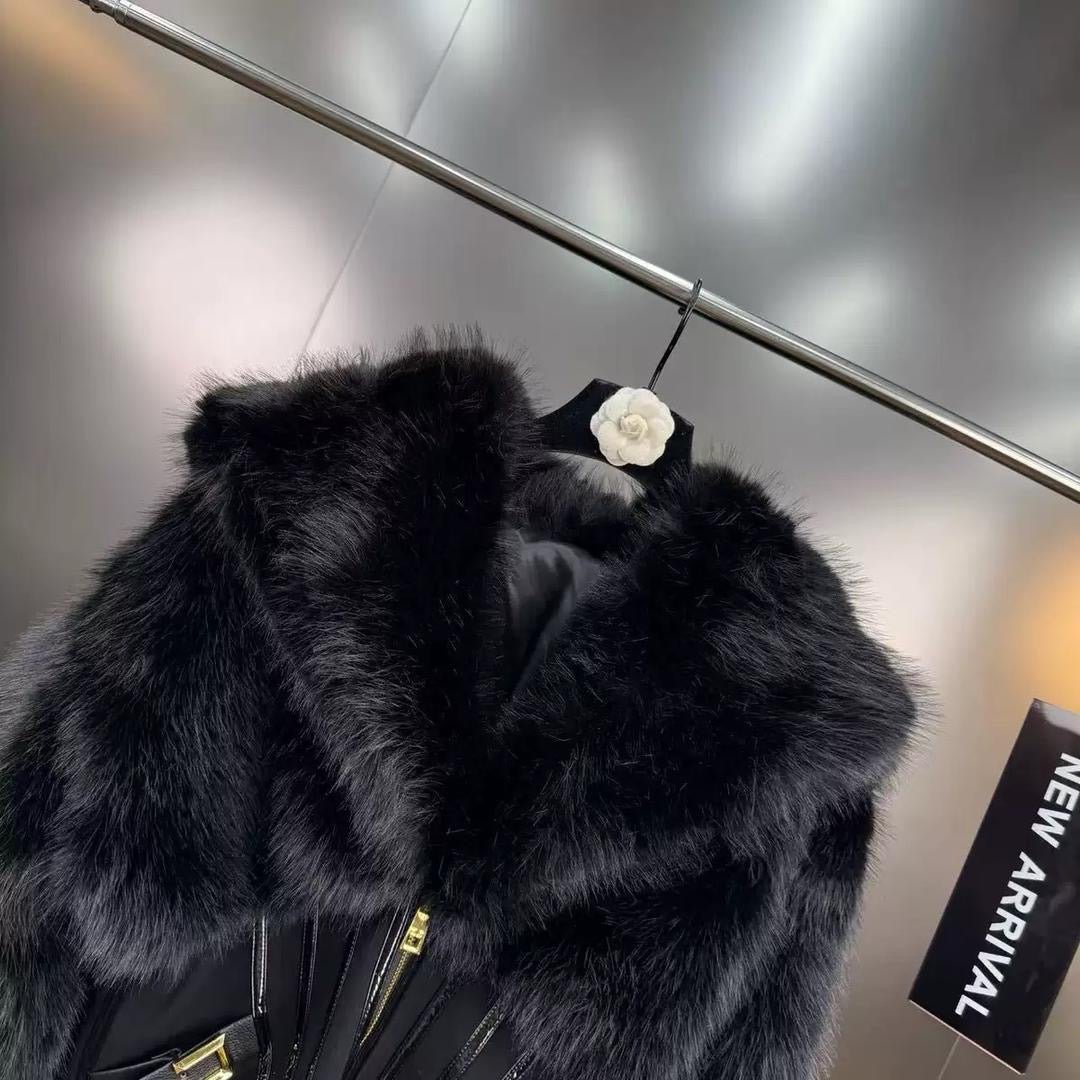 The Midnight Luxe Faux Fur Jacket