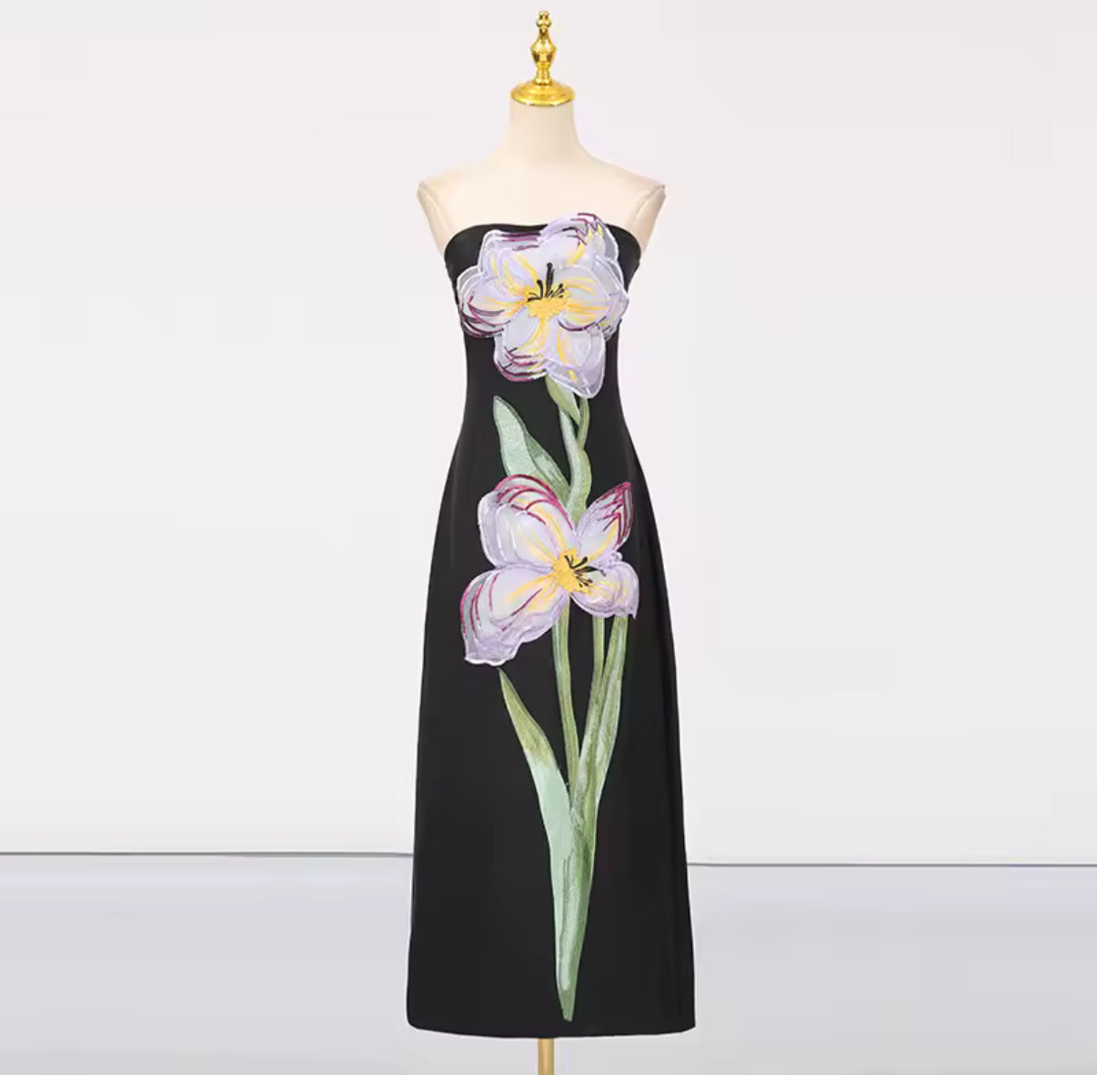 Garden muse strapless dress