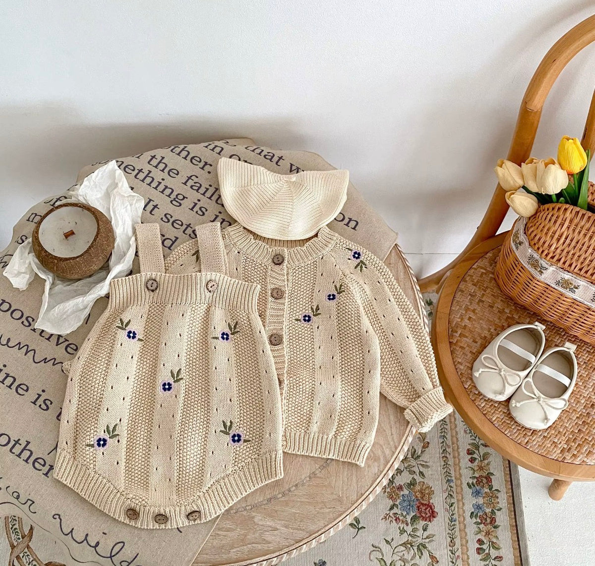Little Violet Knit Set