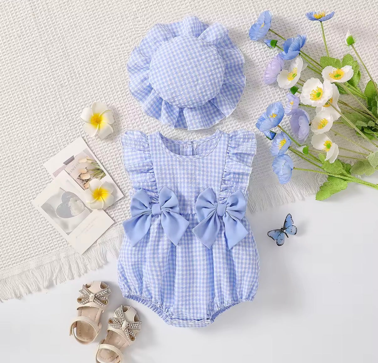 Bluebell Bow Romper