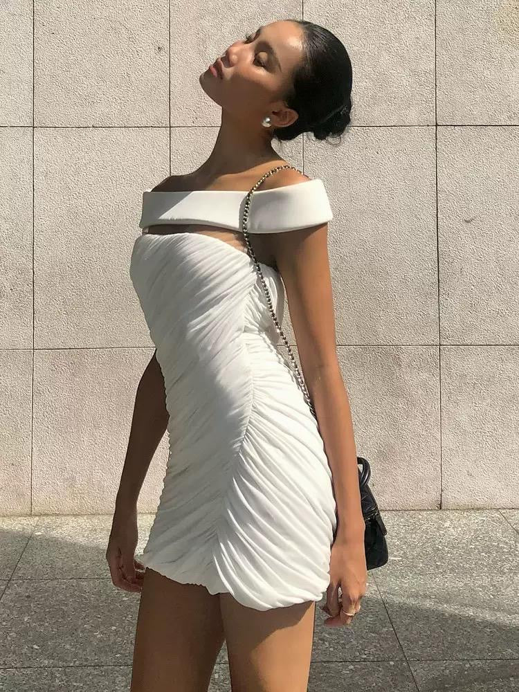 Ivory Muse Mini Dress