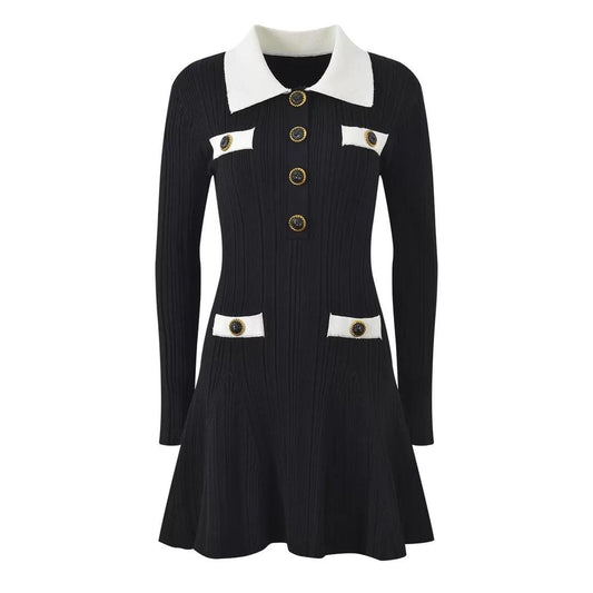 Monaco Contrast Trim Dress