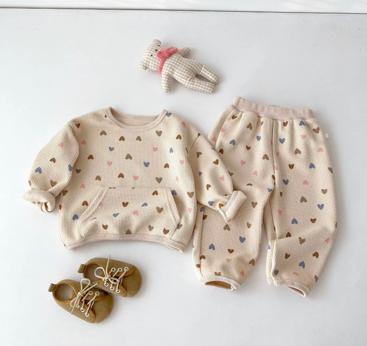 Tiny Hearts Waffle Set