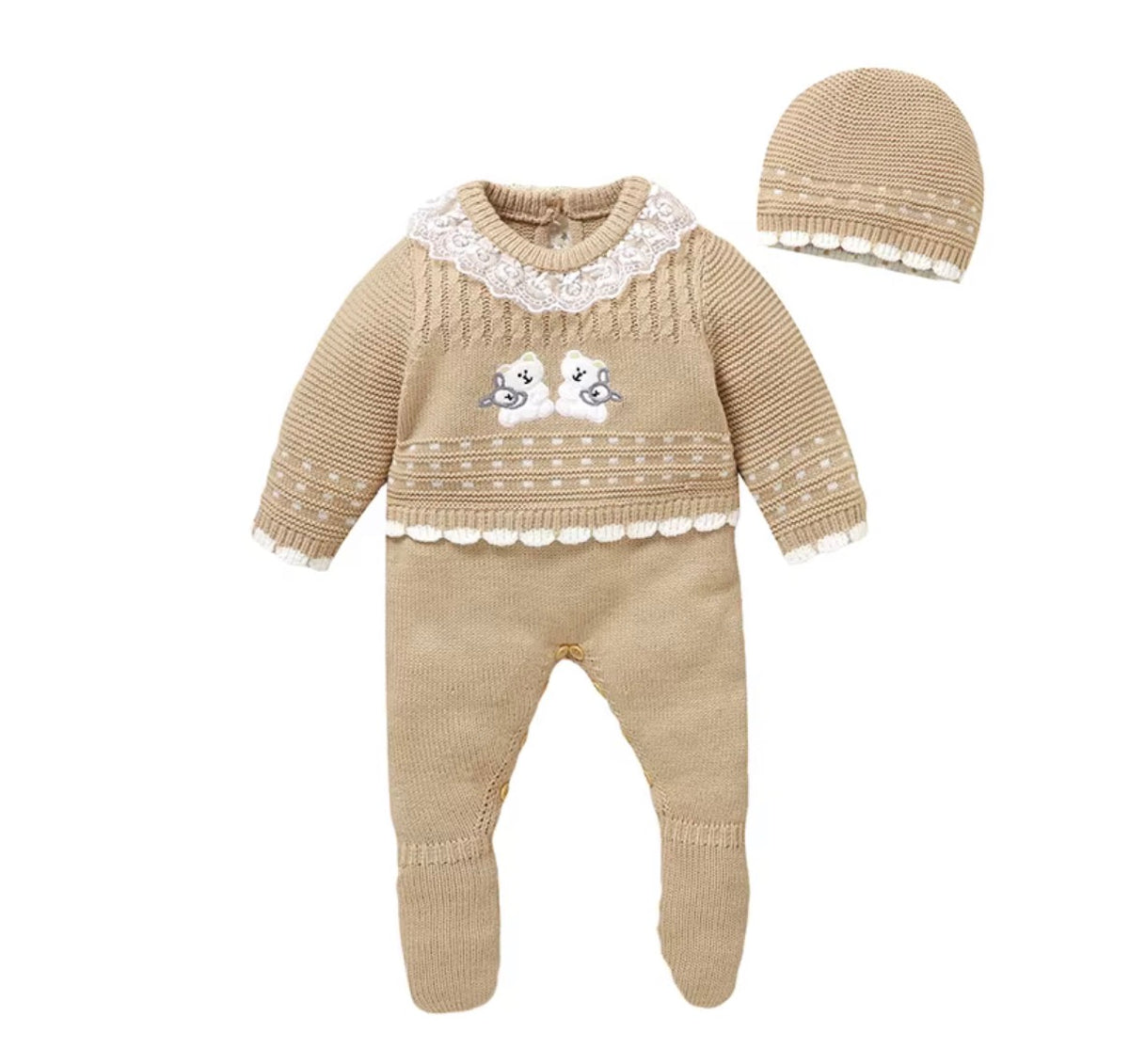 Little Teddy Knit Set