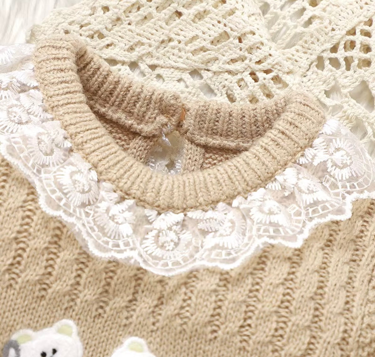 Little Teddy Knit Set