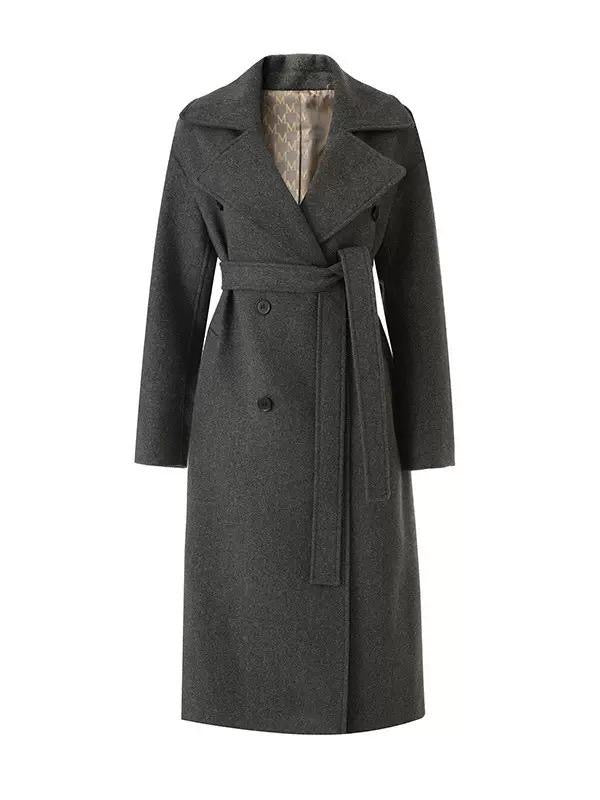 Isabelle Wool Wrap Coat