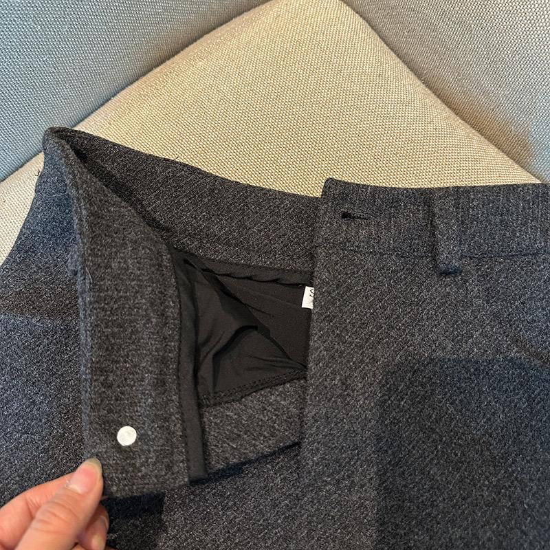 Velour Fur Mini Skirt