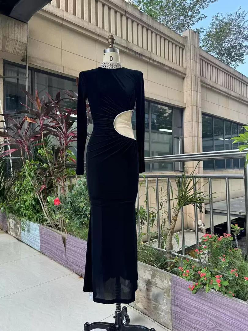 Midnight Halo Cutout Dress