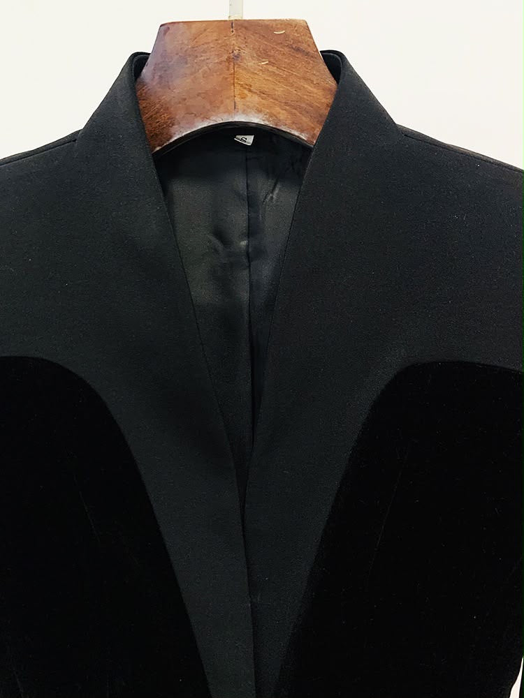 Midnight Velvet Blazer