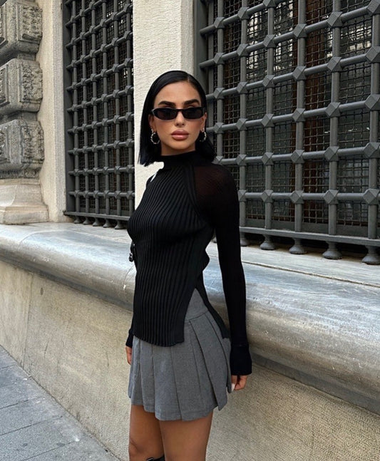 Sleek Vision Ribbed Top