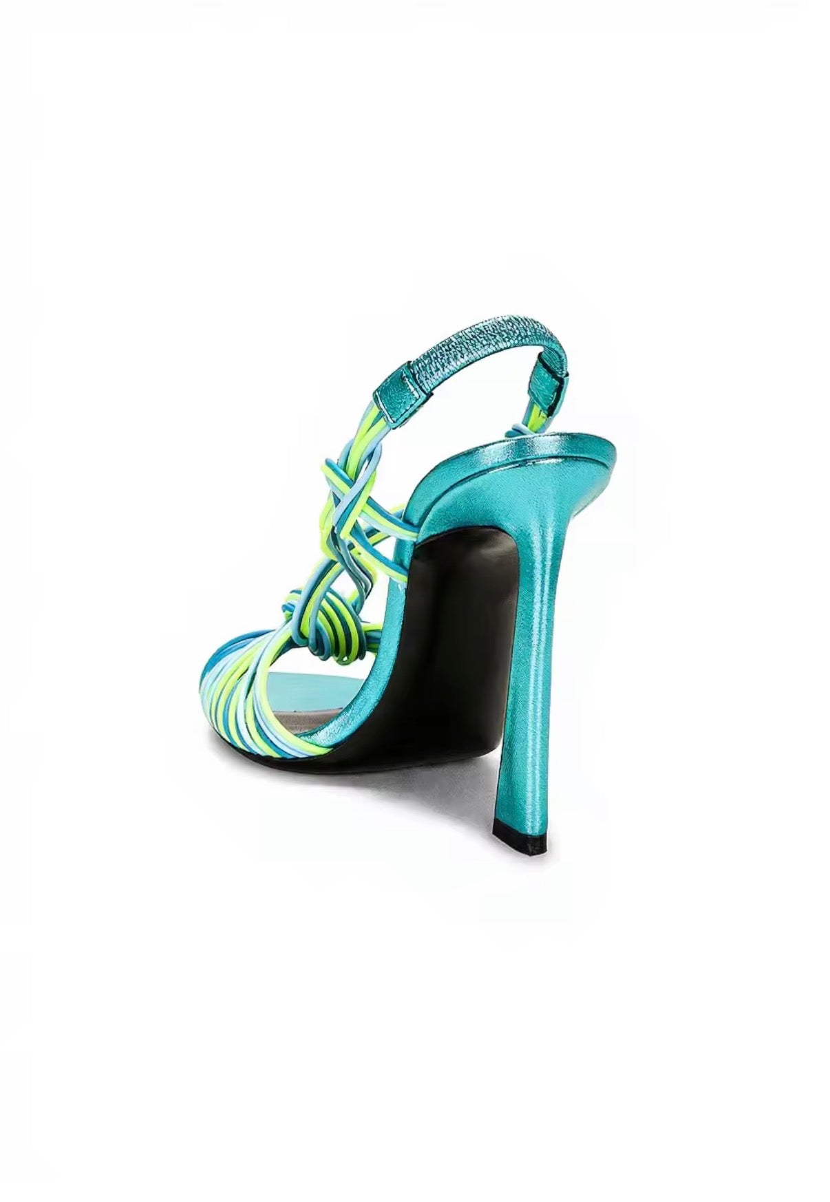 Neon Knot Heels