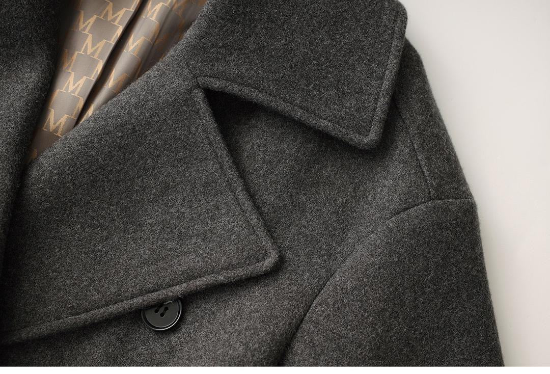 Isabelle Wool Wrap Coat