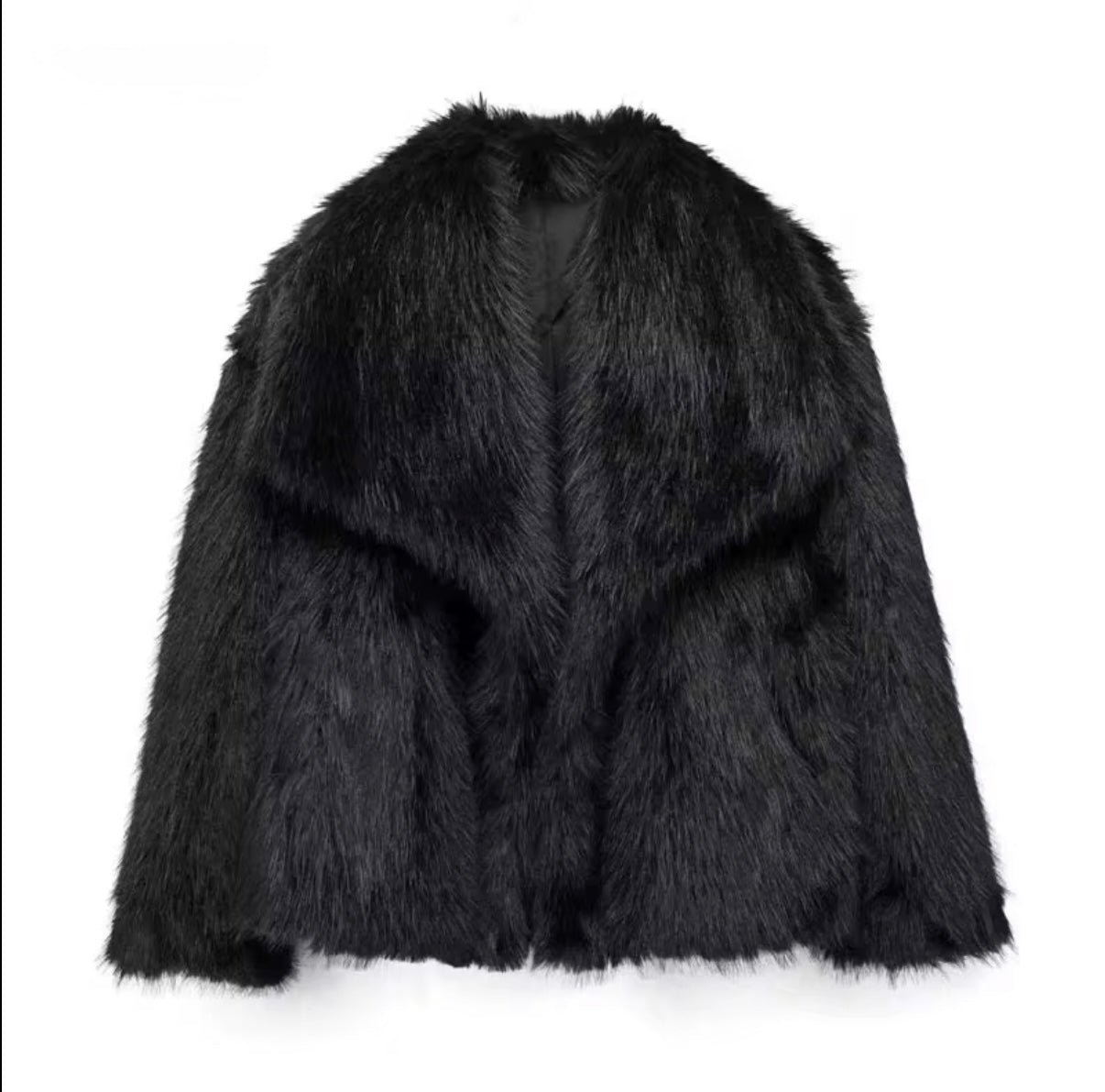 oversized faux fur with soft plush finish
