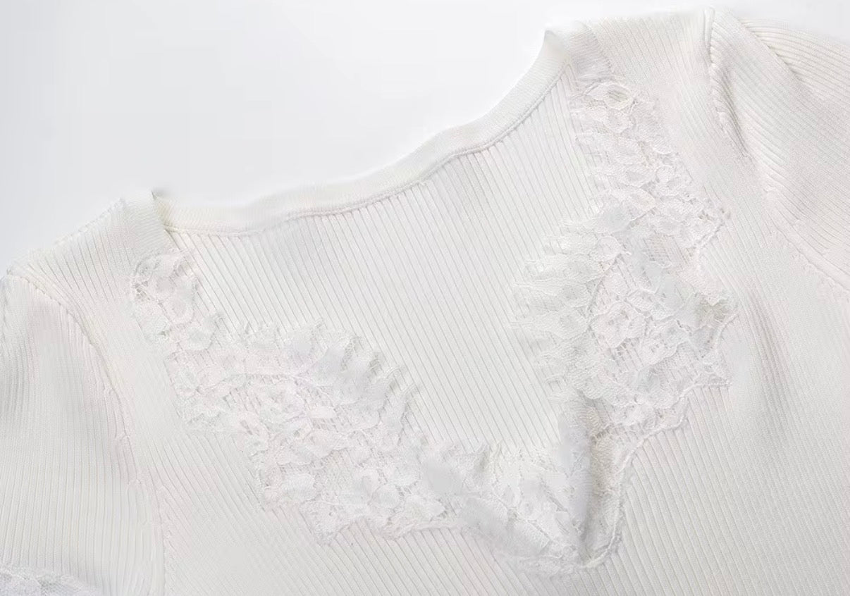 Ivory Lace Whisper Bodysuit