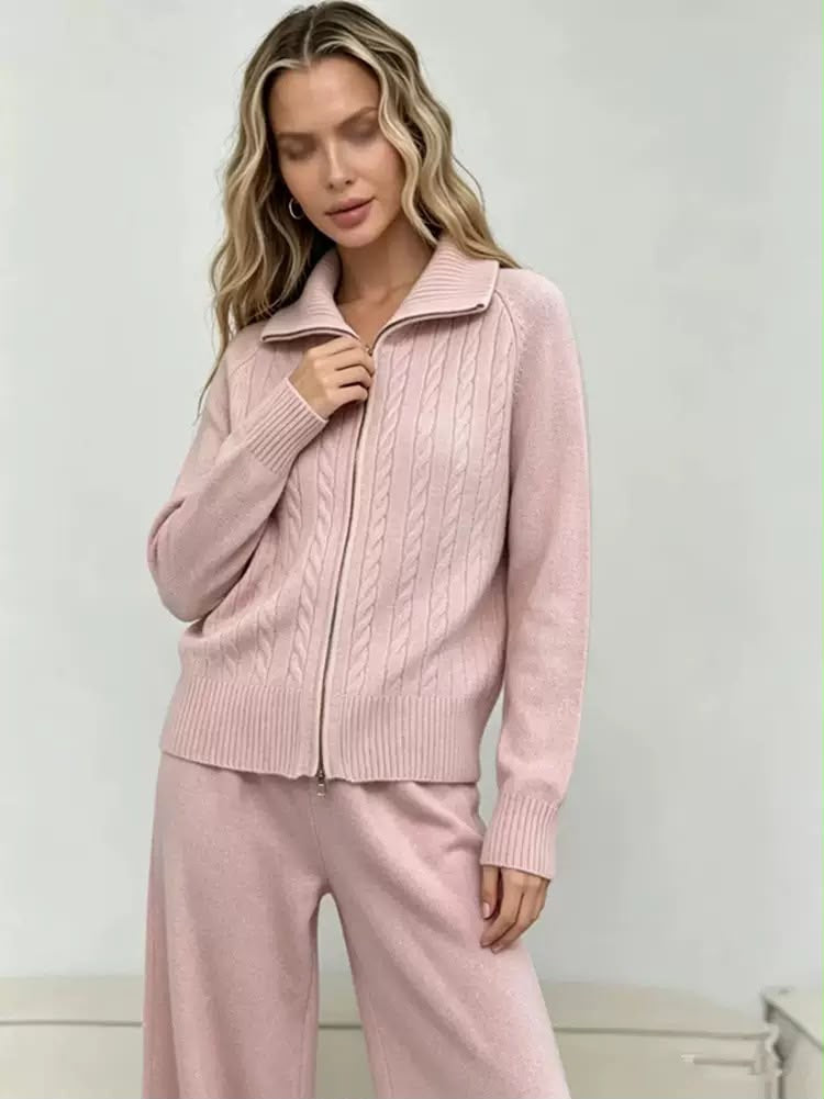 Amélie Cable-Knit Lounge Set
