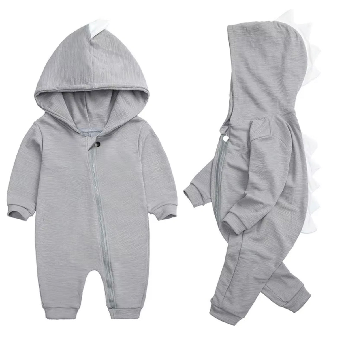 Little Dino Hooded Jumpsuit