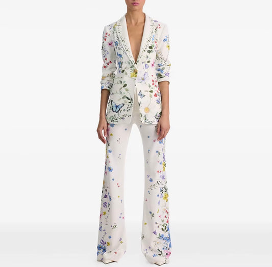 Fleur Garden Tailored Suit Set