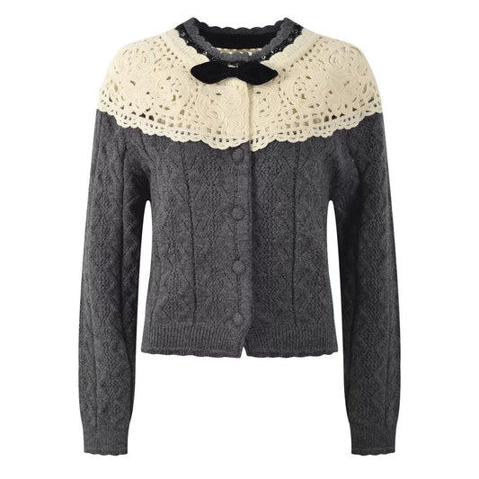 Camille Lace Collar Cardigan