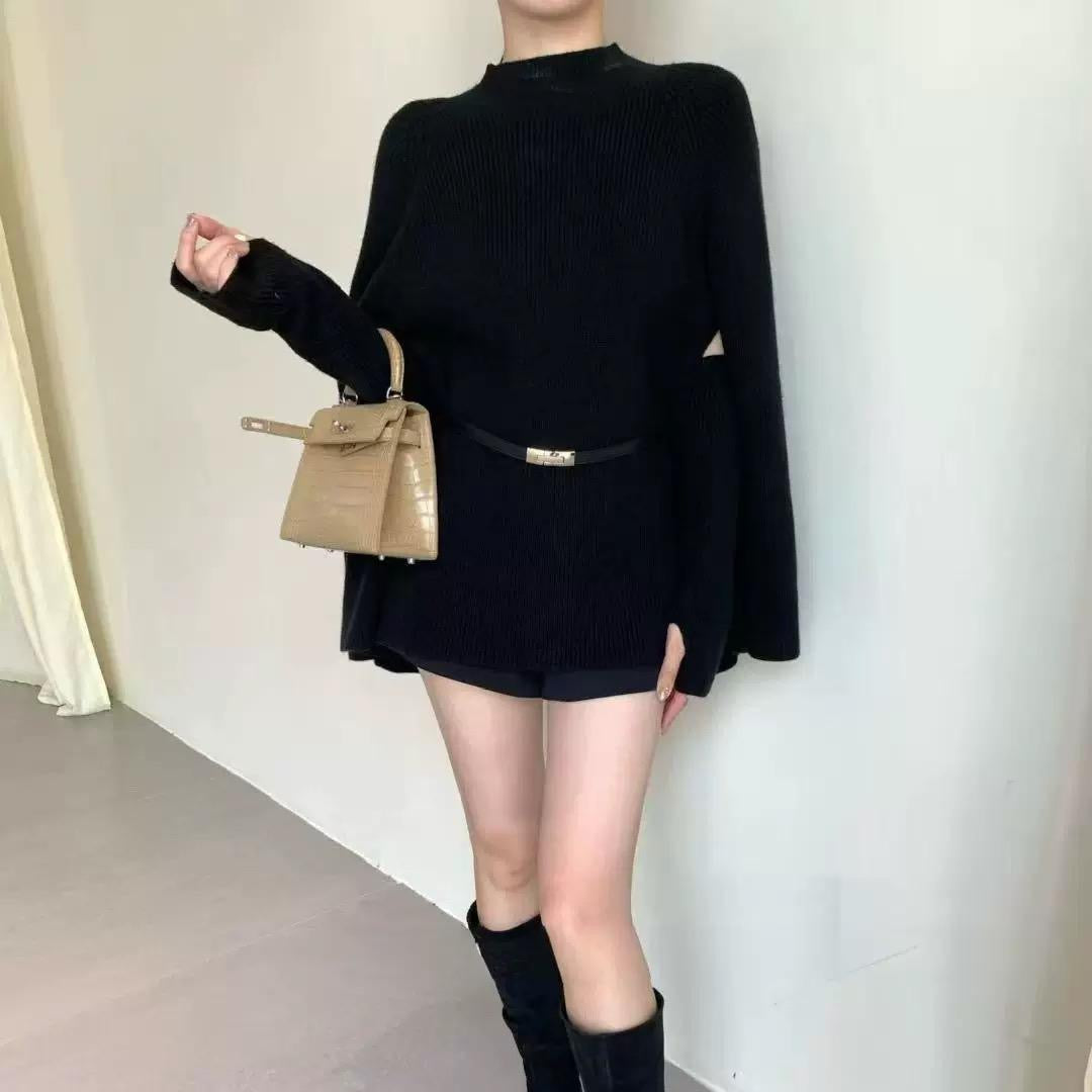 The Milan Knit Belted Sweater