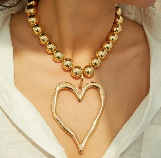 Amor Open Heart Necklace